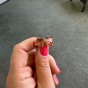 Kate Spade Pink Sapphire Earrings